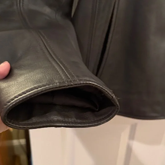 Marc New York Men's Black Leather Jacket